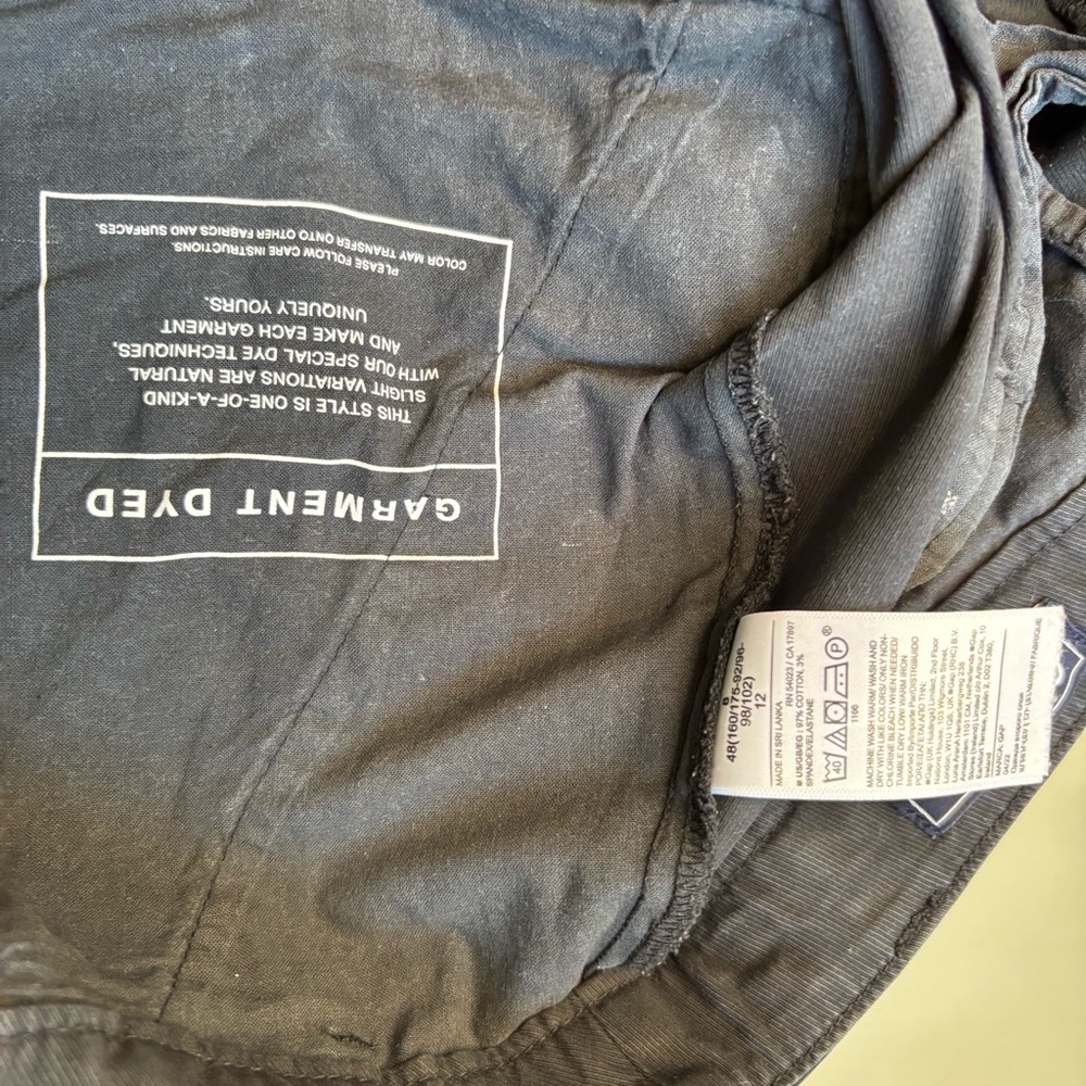 GAP Women's Mid Rise, Straight Up Khaki, Grey Chinos, Size 8 - Picture 10 of 12